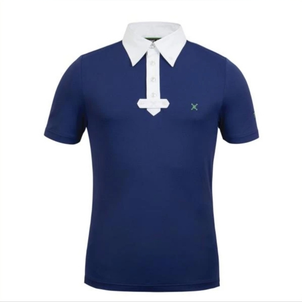 Tredstep- Men's Comp Shirt-Short Sleeve/ Color Navy/ NWT/ MSRP $99.00
